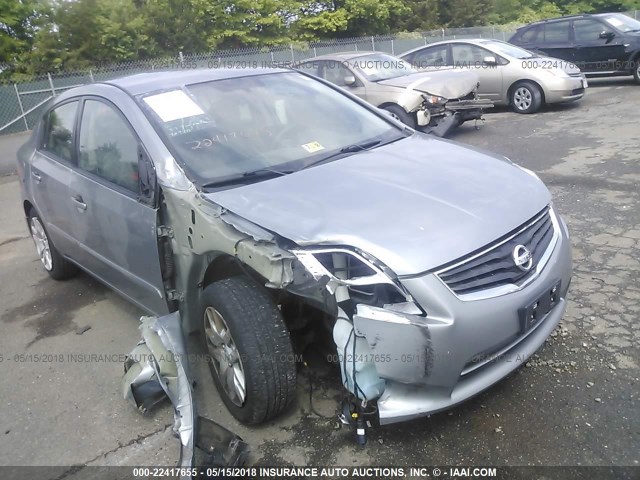 3N1AB6AP2AL658097 - 2010 NISSAN SENTRA 2.0/2.0S/SR/2.0SL SILVER photo 1