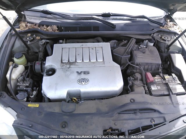 4T1BK3EK5AU598218 - 2010 TOYOTA CAMRY SE/LE/XLE GREEN photo 10