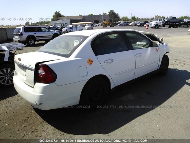 1G1ZS58F97F246908 - 2007 CHEVROLET MALIBU LS Ağ foto 4