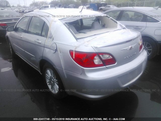 1C3LC56K97N681738 - 2007 CHRYSLER SEBRING TOURING SILVER photo 3