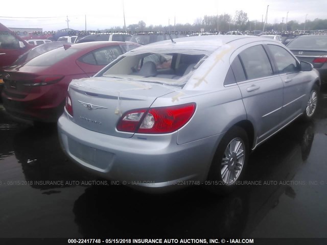 1C3LC56K97N681738 - 2007 CHRYSLER SEBRING TOURING SILVER photo 4