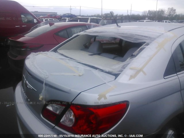 1C3LC56K97N681738 - 2007 CHRYSLER SEBRING TOURING SILVER photo 6