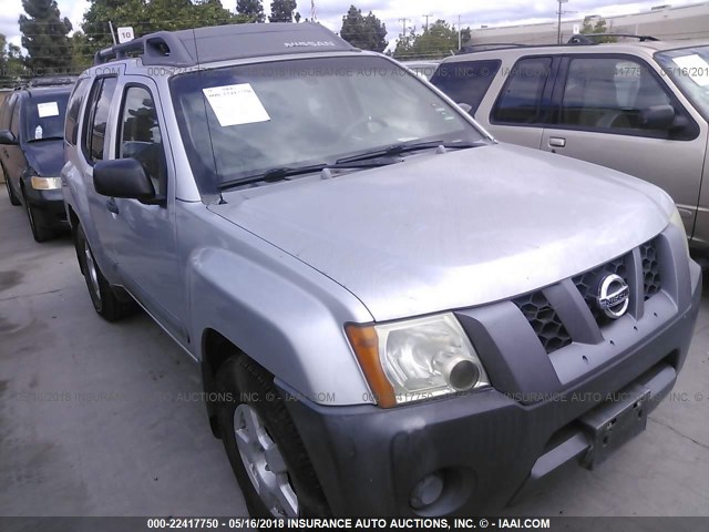 5N1AN08U56C552674 - 2006 NISSAN XTERRA OFF ROAD/S/SE SILVER photo 1