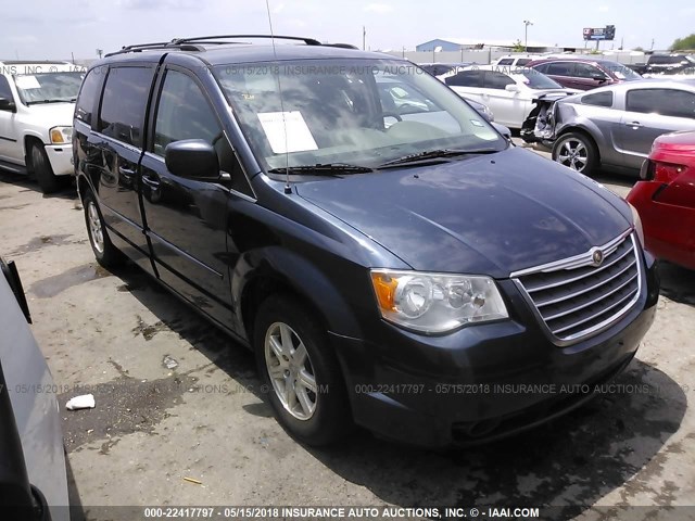 2A8HR54P18R654142 - 2008 CHRYSLER TOWN & COUNTRY TOURING BLUE photo 1