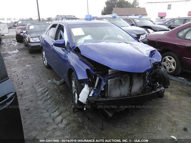 4T1BF1FKXFU994160 - 2015 TOYOTA CAMRY LE/XLE/SE/XSE BLUE photo 1