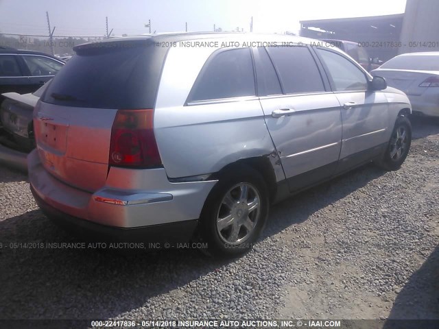 2C4GM68455R498495 - 2005 CHRYSLER PACIFICA TOURING SILVER photo 4