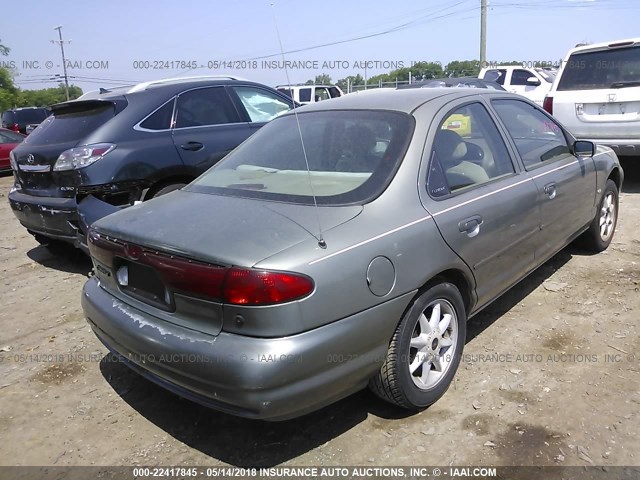 1FAFP663XXK134044 - 1999 FORD CONTOUR SE GREEN photo 4