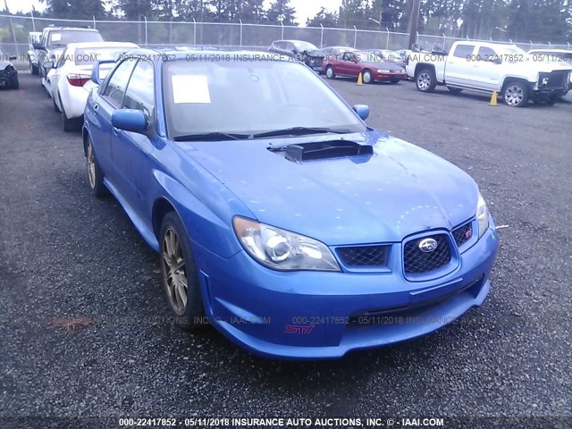 JF1GD70666L510432 - 2006 SUBARU IMPREZA WRX STI BLUE photo 1