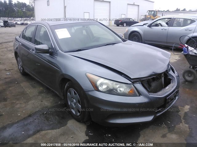 1HGCP2F78BA064343 - 2011 HONDA ACCORD EX GRAY photo 1