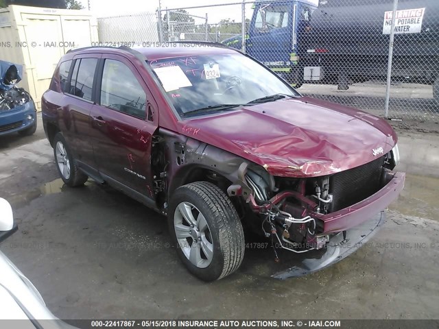 1J4NT1FA4BD170922 - 2011 JEEP COMPASS SPORT RED photo 1