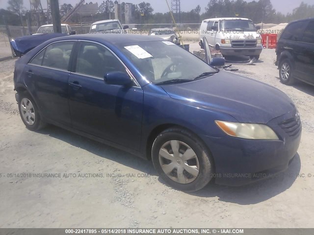 4T1BE46K19U299249 - 2009 TOYOTA CAMRY SE/LE/XLE BLUE photo 1