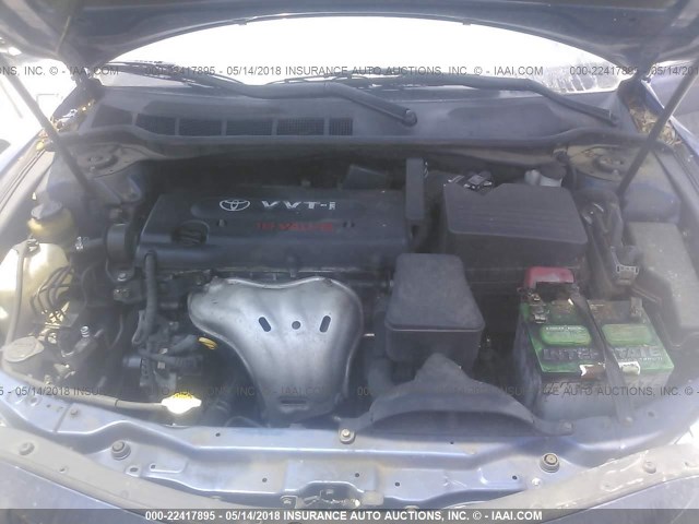 4T1BE46K19U299249 - 2009 TOYOTA CAMRY SE/LE/XLE BLUE photo 10