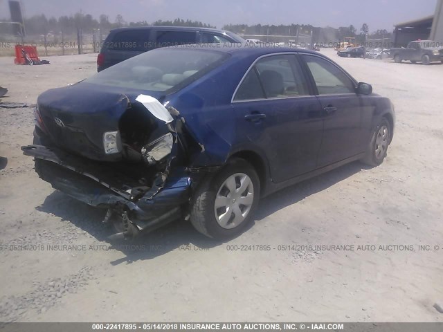 4T1BE46K19U299249 - 2009 TOYOTA CAMRY SE/LE/XLE BLUE photo 4