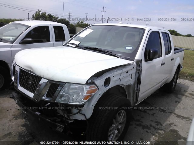 1N6DD0ER1HN728080 - 2017 NISSAN FRONTIER S/SV/SL/PRO-4X WHITE photo 2