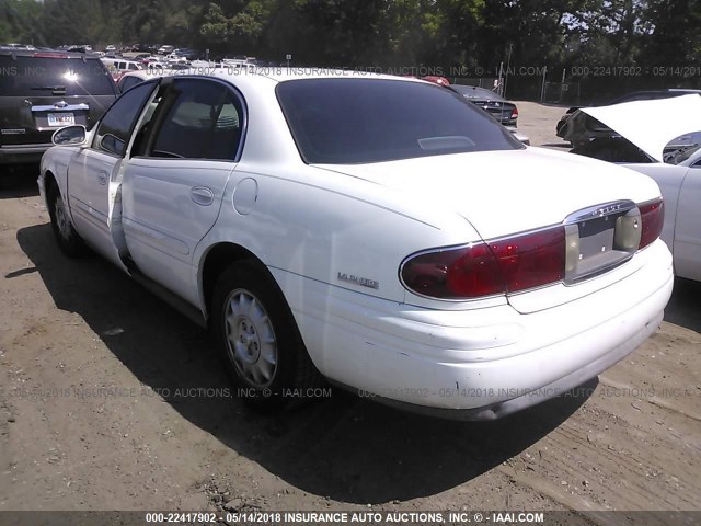 1G4HR54K0YU266314 - 2000 BUICK LESABRE LIMITED WHITE photo 3