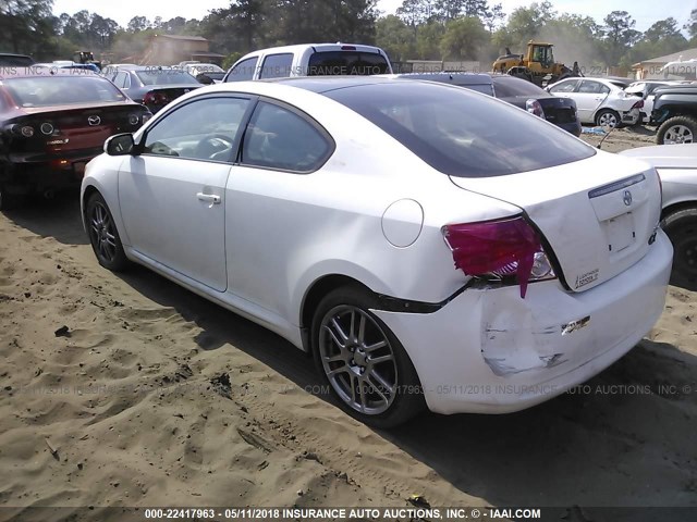 JTKDE167050032556 - 2005 TOYOTA SCION TC WHITE photo 3