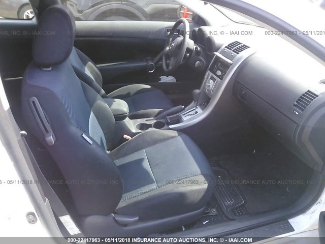 JTKDE167050032556 - 2005 TOYOTA SCION TC 白色 照片 5