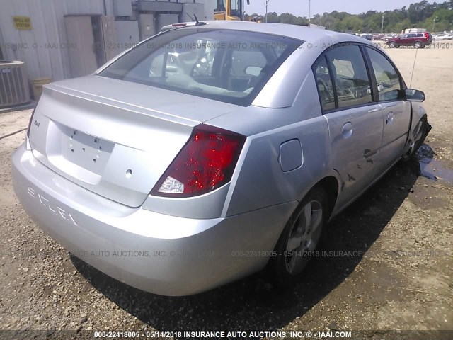 1G8AL55F96Z144733 - 2006 SATURN ION LEVEL 3 SILVER photo 4