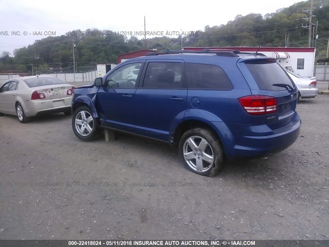 3D4PG5FV5AT117493 - 2010 DODGE JOURNEY SXT BLUE photo 3