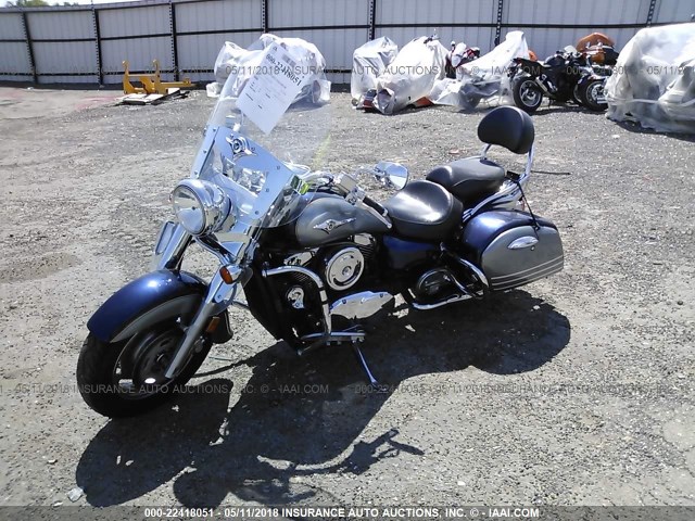 JKBVNKD108A020833 - 2008 KAWASAKI VN1600 D BLUE photo 2