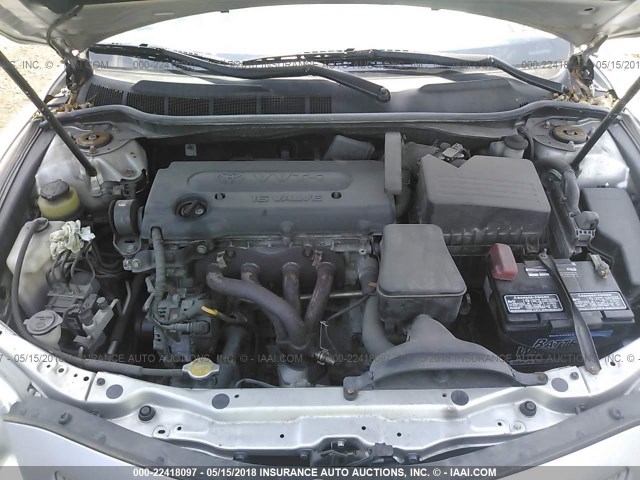 4T1BE46K99U322485 - 2009 TOYOTA CAMRY SE/LE/XLE SILVER photo 10