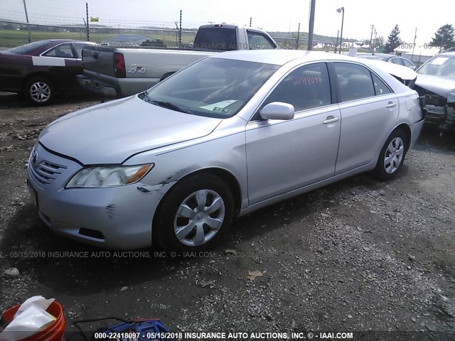 4T1BE46K99U322485 - 2009 TOYOTA CAMRY SE/LE/XLE SILVER photo 2