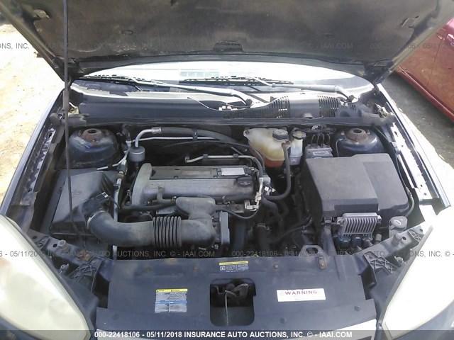 1G1ZS51F86F278287 - 2006 CHEVROLET MALIBU LS 蓝色 照片 10