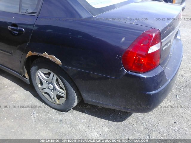 1G1ZS51F86F278287 - 2006 CHEVROLET MALIBU LS 蓝色 照片 6
