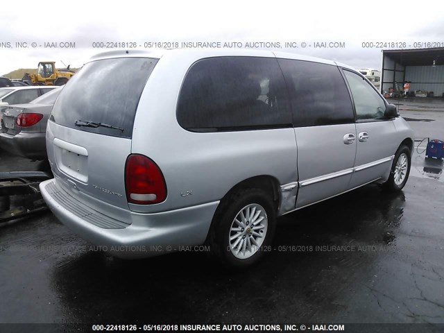 1C4GP44R8YB788200 - 2000 CHRYSLER TOWN & COUNTRY LX SILVER photo 4