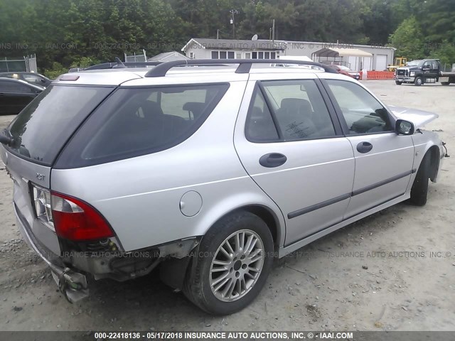 YS3ED59A453503774 - 2005 SAAB 9-5 ARC SILVER photo 4