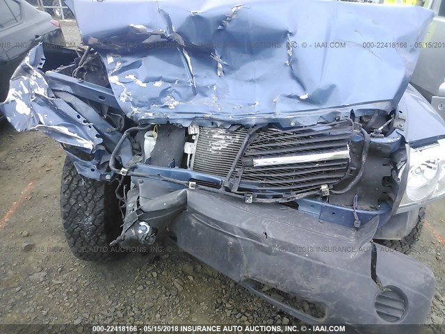 1D7HW28K75S205139 - 2005 DODGE DAKOTA QUAD/ST BLUE photo 6