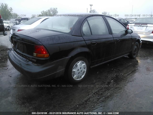 1G8ZH5280XZ255943 - 1999 SATURN SL1 BLACK photo 4