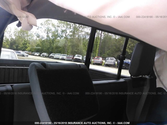 5TFRZ5CNXJX059650 - 2018 TOYOTA TACOMA ACCESS CAB/SR/SR5 BLUE photo 8