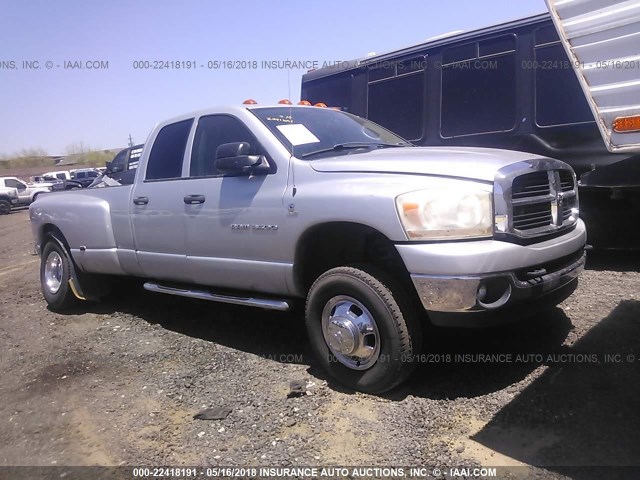 3D7MX48C16G135324 - 2006 DODGE 3500 4X4 CREWCAB ST/SLT SILVER photo 1