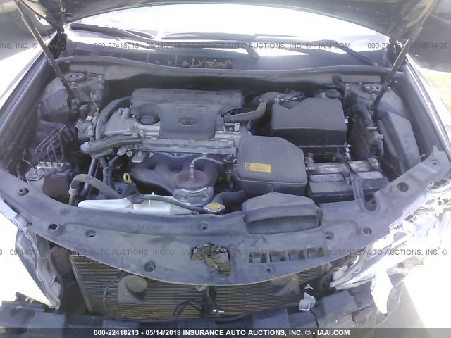 4T1BF1FK0EU423338 - 2014 TOYOTA CAMRY L/SE/LE/XLE 黑色 照片 10