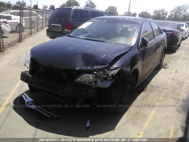 4T1BF1FK0EU423338 - 2014 TOYOTA CAMRY L/SE/LE/XLE 黑色 照片 2