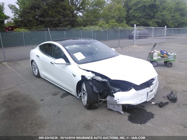 5YJSA1E24HF192316 - 2017 TESLA MODEL S WHITE photo 1