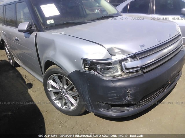 2FMHK6D83DBD04472 - 2013 FORD FLEX LIMITED SILVER photo 6