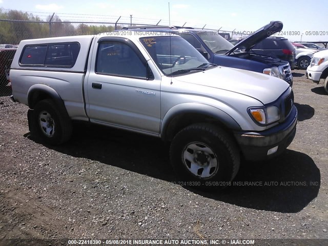 5TEPM62N31Z720764 - 2001 TOYOTA TACOMA GRAY photo 1