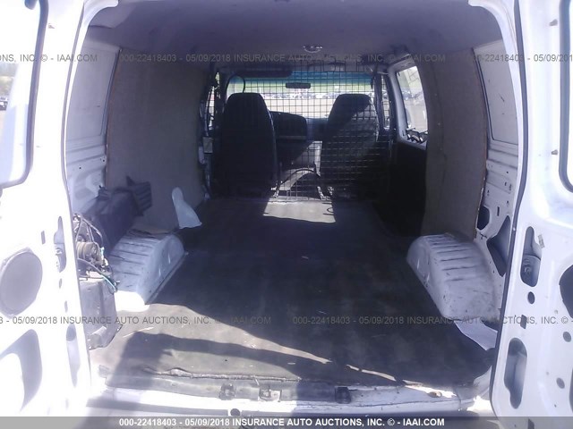 1FTEE14YXNHB55449 - 1992 FORD ECONOLINE E150 VAN WHITE photo 8