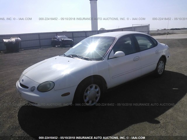 1FALP52U3VG249063 - 1997 FORD TAURUS GL WHITE photo 2