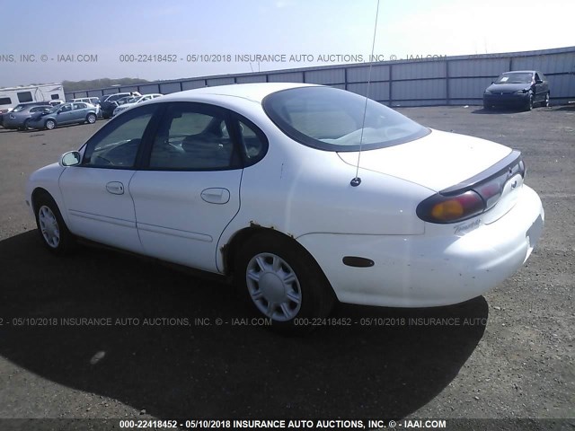 1FALP52U3VG249063 - 1997 FORD TAURUS GL WHITE photo 3