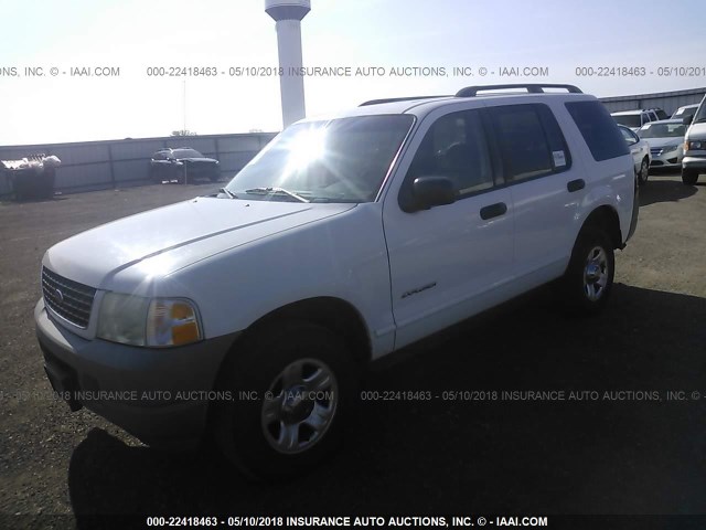 1FMZU72E52ZA64185 - 2002 FORD EXPLORER XLS WHITE photo 2