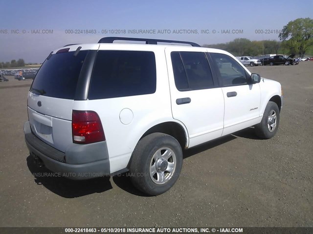 1FMZU72E52ZA64185 - 2002 FORD EXPLORER XLS WHITE photo 4