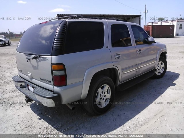 1GNEC13Z24J311188 - 2004 CHEVROLET TAHOE C1500 TAN photo 4