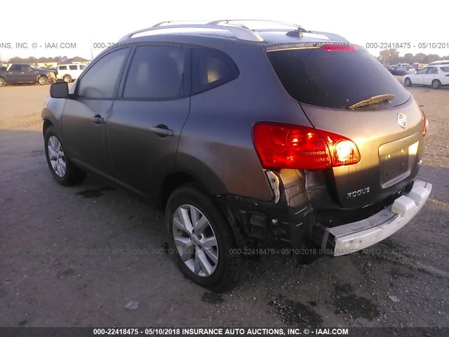 JN8AS58V88W404432 - 2008 NISSAN ROGUE S/SL TAN photo 3