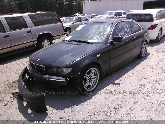 WBABD53416PL17565 - 2006 BMW 330 CI BLACK photo 2