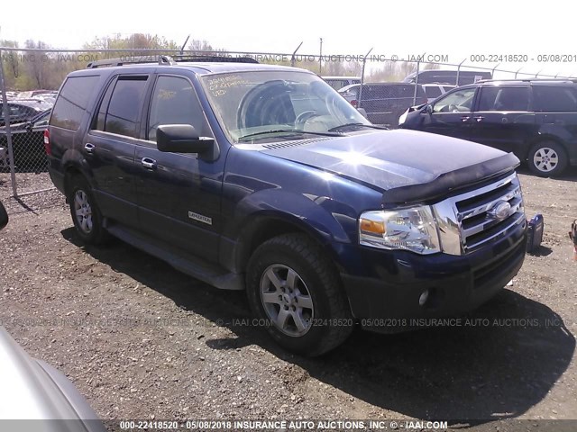 1FMFU16577LA99508 - 2007 FORD EXPEDITION XLT ლურჯი ფოტო 1