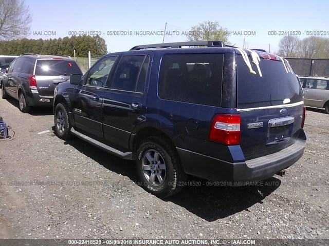 1FMFU16577LA99508 - 2007 FORD EXPEDITION XLT ლურჯი ფოტო 3