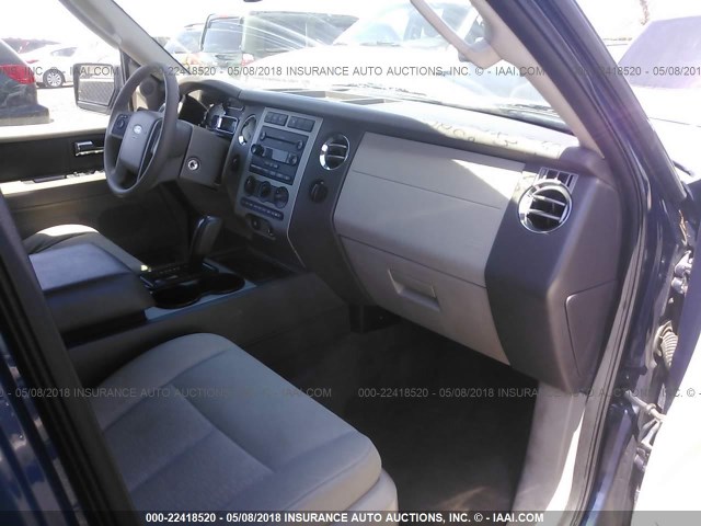 1FMFU16577LA99508 - 2007 FORD EXPEDITION XLT BLUE photo 5